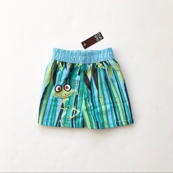 Nano NWT front bamboo print swin shorts 12 months - Picture 2 of 2